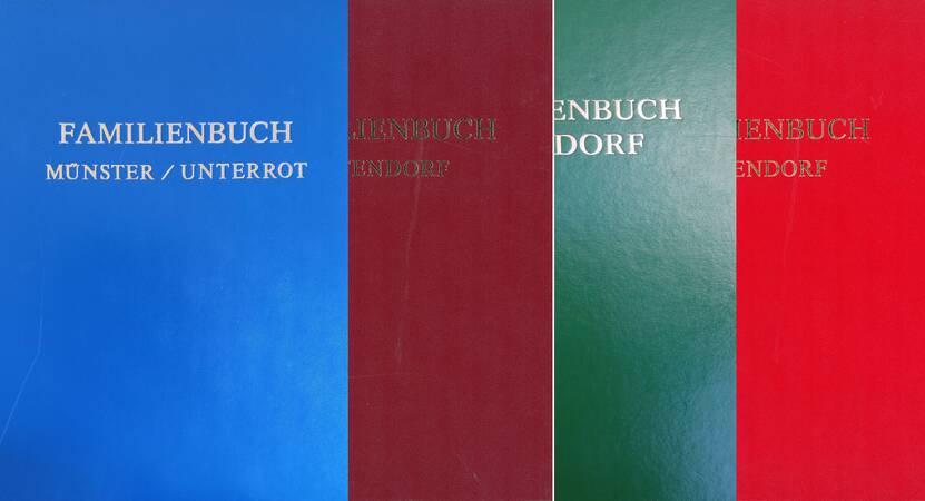 Familienbücher Gaildorf, Ottendorf, Unterrot, Eutendorf